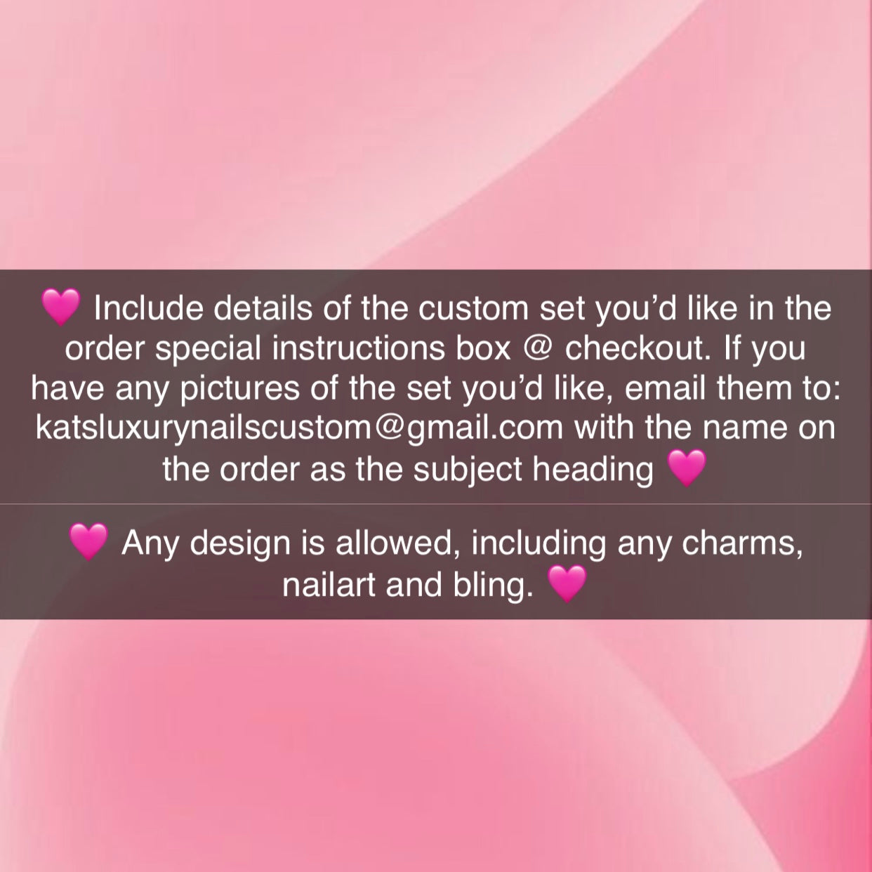 Luxury Custom Acrylic Press On Nails | Handmade To The Design Of Your Choice