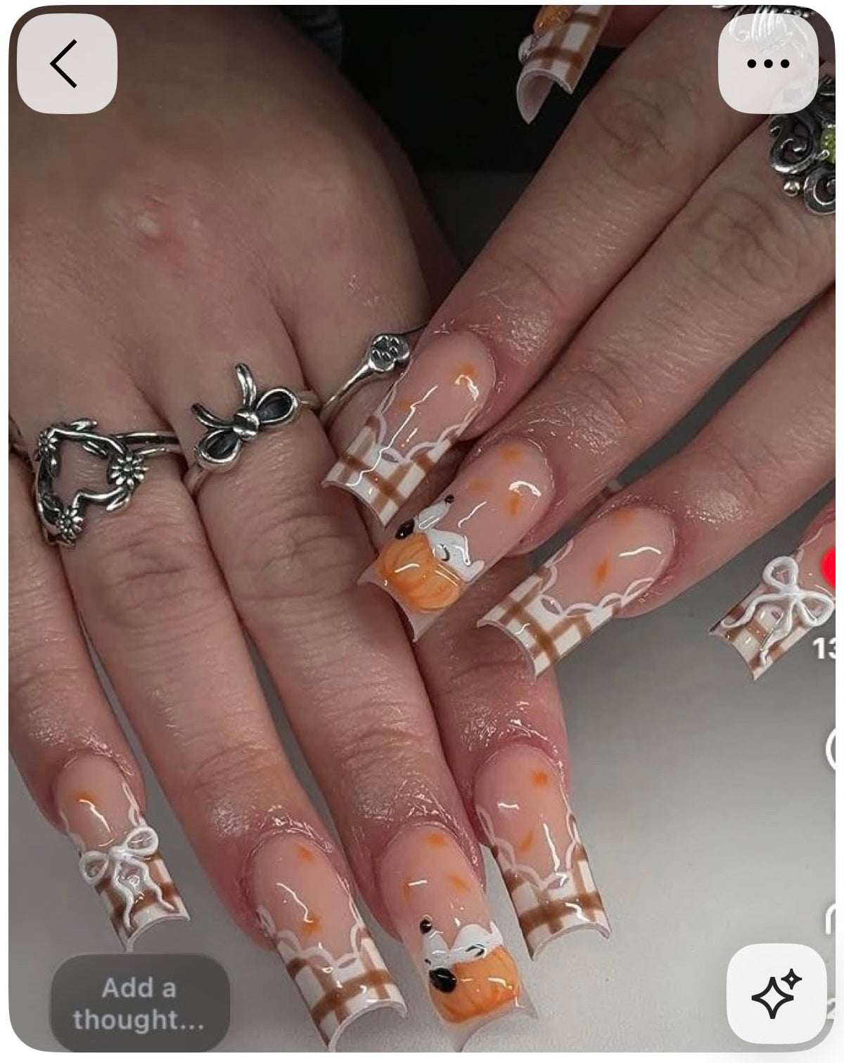 Reserved Listing 🧡💞 2 Acrylic Press On Nail Sets + Rushed Shipping